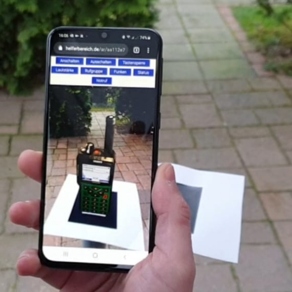 Look through phone
