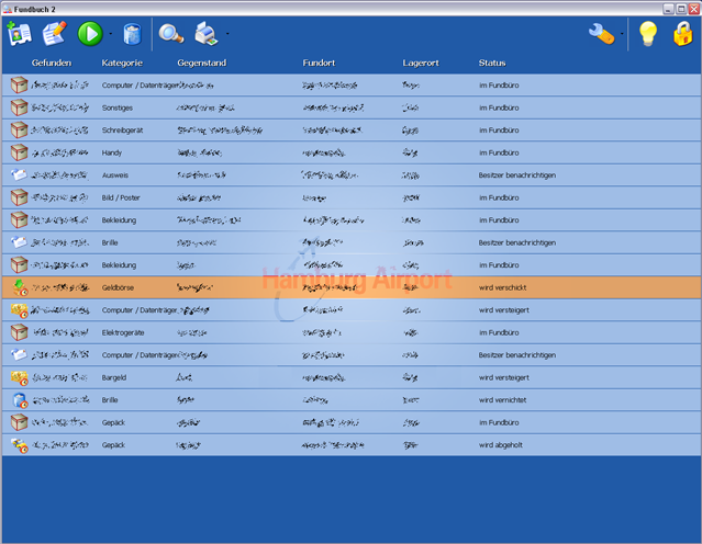 Fundliste