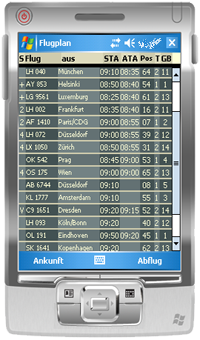 Beispielseite HAMinfo mobil