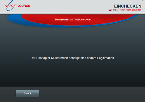 Kein Eintritt