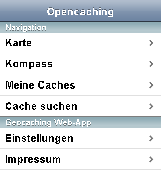Hauptmenü